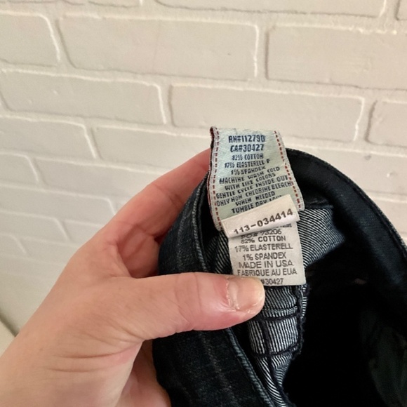 True Religion Women’s Denim Jeans Y2K Rock Low Rise Dark wash Blue Flare 28 - Picture 7 of 16